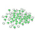 thumbnail image 1 of Unique Bargains 100Pack 6mm Rhinestone Stud Refills Embellishment Decorative Rivets Green, 1 of 7