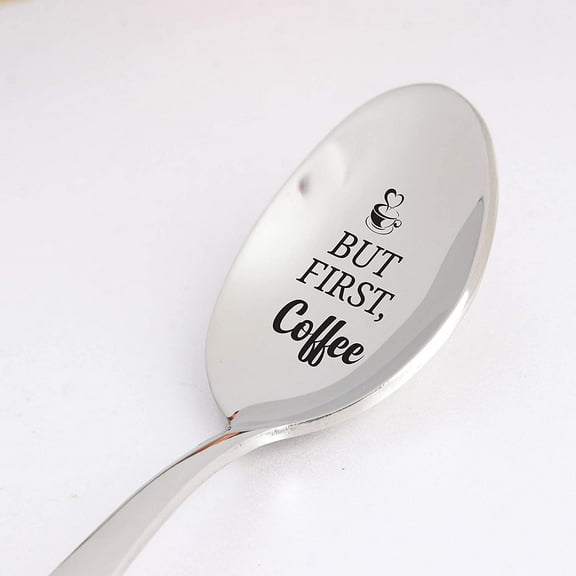 Gift for Him or Her | Funny Gift for BFF | Coffee Lover Gift Idea | Husband Wife Wedding Gift | Christmas/Birthday Gift for Mother Father | But First Coffee