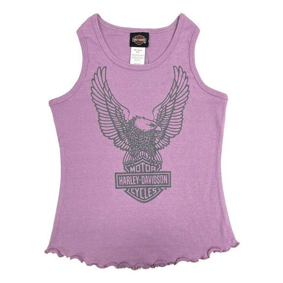 Harley-Davidson Little Girls' Eagle Rib Sleeveless Toddler Tank Top (2/3T), Harley Davidson