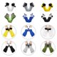 thumbnail image 3 of Soidarity Calcetines de algodón con cinco dedos para hombre, 6 uds., entrenador deportivo, calcetines para correr con los dedos, transpirables Uniforme atlético negro Soidarity PS9127-06, 3 of 6