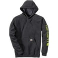 thumbnail image 3 of Carhartt Mens Loose Fit Midweight Logo Sleeve Graphic Sweatshirt, 3 of 8