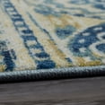 thumbnail image 4 of Mohawk Home Prismatic Cameron Blue Transitional Striped Precision Printed Area Rug, 10'x14', Blue & Cream, 4 of 4