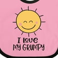thumbnail image 4 of Inktastic I Love My Grumpy Cute Sunshine Boys or Girls Baby Bib, 4 of 4