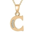 thumbnail image 1 of DPTALR Collier Pendentif Chaîne avec Nom en Anglais pour Femmes, Cadeau, 26 Lettres, 1 of 1