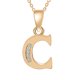 thumbnail image 1 of onlyliua para Interior/Exterior Collar y Colgante de Cadet y Nombre y 26 Letras En Inglés, Moda para Mujer, 1 of 1