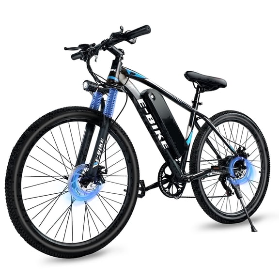 Setohet 26" Electric Bike for Adults, ebike 1200W Peak Power Motor, 45Miles 20MPH 432Wh Battery,7-Speed, UL 2849