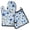 Pioneer Flower-2, variant on Pioneer Flower Kitchen Oven Mitt and Pot Holder Sets 2 Pcs for Baking, Cooking and Grilling, Heat Resistant Up To 392 °F