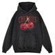 thumbnail image 3 of Sudadera con capucha retro desgastada con cerezas Cosh Valentine para hombre, ropa de calle informal, holgada, de gran tamaño, 100 % algodón, 3 of 5