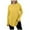 Yellow, variant on OSOLU Women Casual Solid Color Loose O-Neck Long Sleeve Thumb T-Shirt Tshirts Tee Pullover Tops Comfort Dailywear