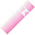 thumbnail image 1 of Allinside Ombre Rose Clavier Couverture pour iMac Câblé Clavier USB A1243 MB110LL/B, 1 of 5