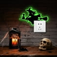 thumbnail image 7 of Taicans 6Pcs Halloween Witch Glow in The Dark Halloween Wall Decals - Self-Adhesive Spooky Decor for Windows,Doors,Light Switch,Home & Party - Reusable,Easy to Apply & Remove, 7 of 7