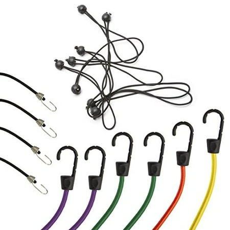 

SmartStraps Bungee Cord Value Pack (20pc) Secure Light Loads Such as Luggage  Versatile Economical Bungees in a Variety of Sizes