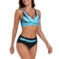 thumbnail image 6 of EHRWE Women's New Split Body Swimsuit Bikini Sexy Bikini Swimsuit Sky Blue, Sizes S-5XL, 6 of 9