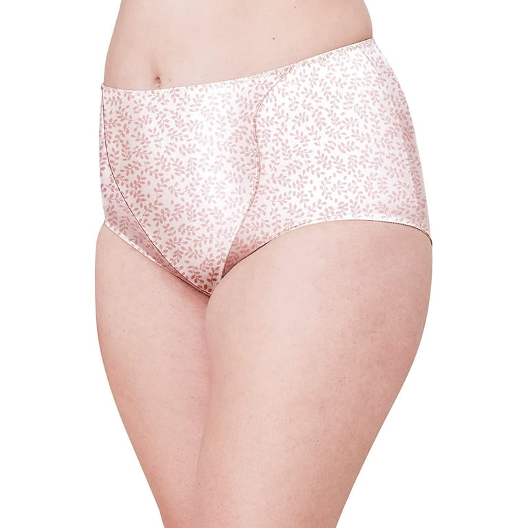 Bali Women's Shapewear Double Support Light Control Brief with Lace Fajas  2-Pack DFX372 