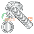 thumbnail image 1 of 1/4-20 x 3/4" Serrated Hex Flange Screws / Unslotted / Grade 8 / Zinc (Quantity: 2,500 pcs), 1 of 1