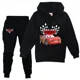 thumbnail image 3 of Ropa deportiva para niños de Pixar Cars Lightning McQueen, trajes para niñas, sudadera con capucha informal, pantalones negros, ropa de abrigo para niños, conjuntos para bebés, 3 of 5