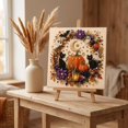 thumbnail image 3 of Halloween Pearl Art DIY Kit,3D Textured Pearls Diamond Painting Crafts,Halloween Home Decor Wall Art Painting Kit(Pumpkin), 3 of 5