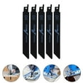 thumbnail image 7 of 5 Pack S922E Reciprocating Saw Blades for Wood, Plastic & Pipe Cutting - 150mm High Carbon Steel Blades, 7 of 7