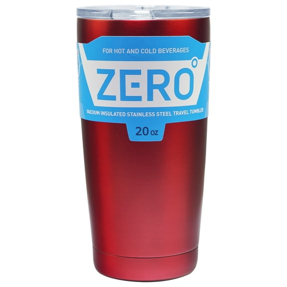 Stainless Steel Tumbler with Lid, Double Wall Vacuum Insulated Travel Mug for Hot and Cold Drink by Zero Degree (20oz Red) …
