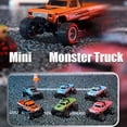 thumbnail image 5 of Riprush Mini Monster 1/64 - Off-Road LED Alloy Racer, 3-Speed Modes, Aerospace-Grade Alloy Construction Mini Monster Truck RC Car with Trailer (Gray), 5 of 7