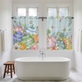 thumbnail image 4 of Easter Eggs Kitchen Curtain for Berdoom Living Room Cafe 54 Inch Length, Spring Botanical Flowers Eucalyptus Leaf Wood Tiers Curtains Light Filtering Drapes Window Treatment 2 Panels 52"Wx54"L, 4 of 8