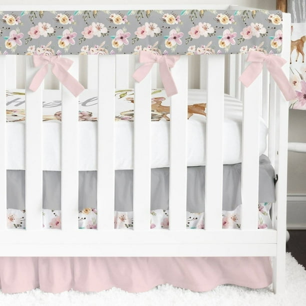 Juego de Cuna Floral Woodlands Ruffled