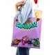thumbnail image 4 of ¡Vamos, Plátanos! Bolso de tela con estampado de lienzo para mujer, bolsa de compras reutilizable y estética, con cremallera interior, regalo para mujer,40*45cm., 4 of 6