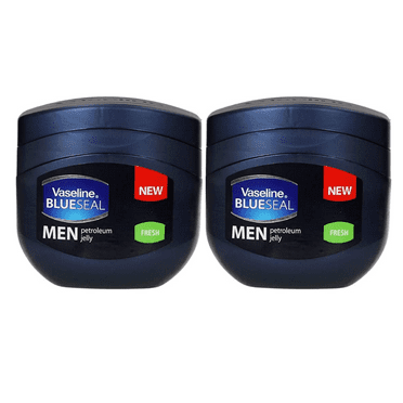 Vaseline Gentle Protective Petroleum  Men Fresh,Helps to Moisturize Dry Skin, Leaving It Feeling Fresh, Hydrated And Protected.  3.4 Oz / 100 ML (Pack of 2)