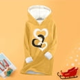 thumbnail image 2 of AOOCHASLIY Christmas Tops Weatshirt For Women Winter Warm Lined Fleece Tops Thick Warm Long Sleeve Pullover, 2 of 6