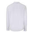 thumbnail image 3 of Men's Cutter & Buck White Miami Dolphins Knitted Advantage Tri-Blend Eco Soft Pique Long Sleeve Button-Up Shirt, 3 of 3