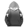 thumbnail image 4 of Teen Girls Cute Bow Hooded Sweatshirts Oversized Pullover Tops Trendy Long Sleeve Hoodies with Pocket New Casual T Shirts for Tween Kids Black 130, 4 of 5