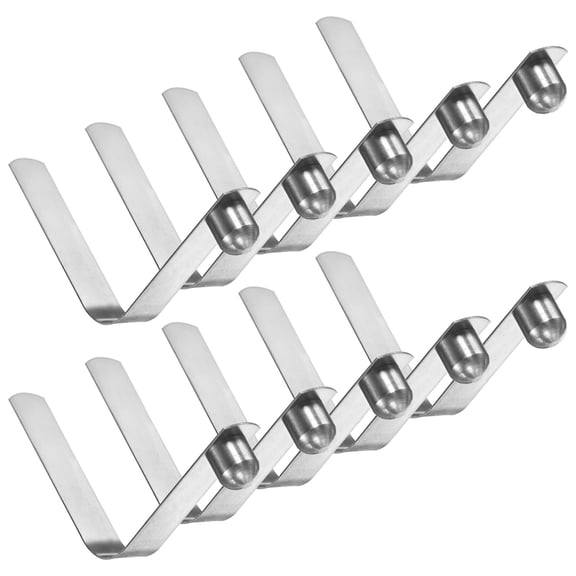 Uxcell 10-Pack Kayak Paddle Snap 9mmx50mm Solid Single Pin V Shaped Spring Steel