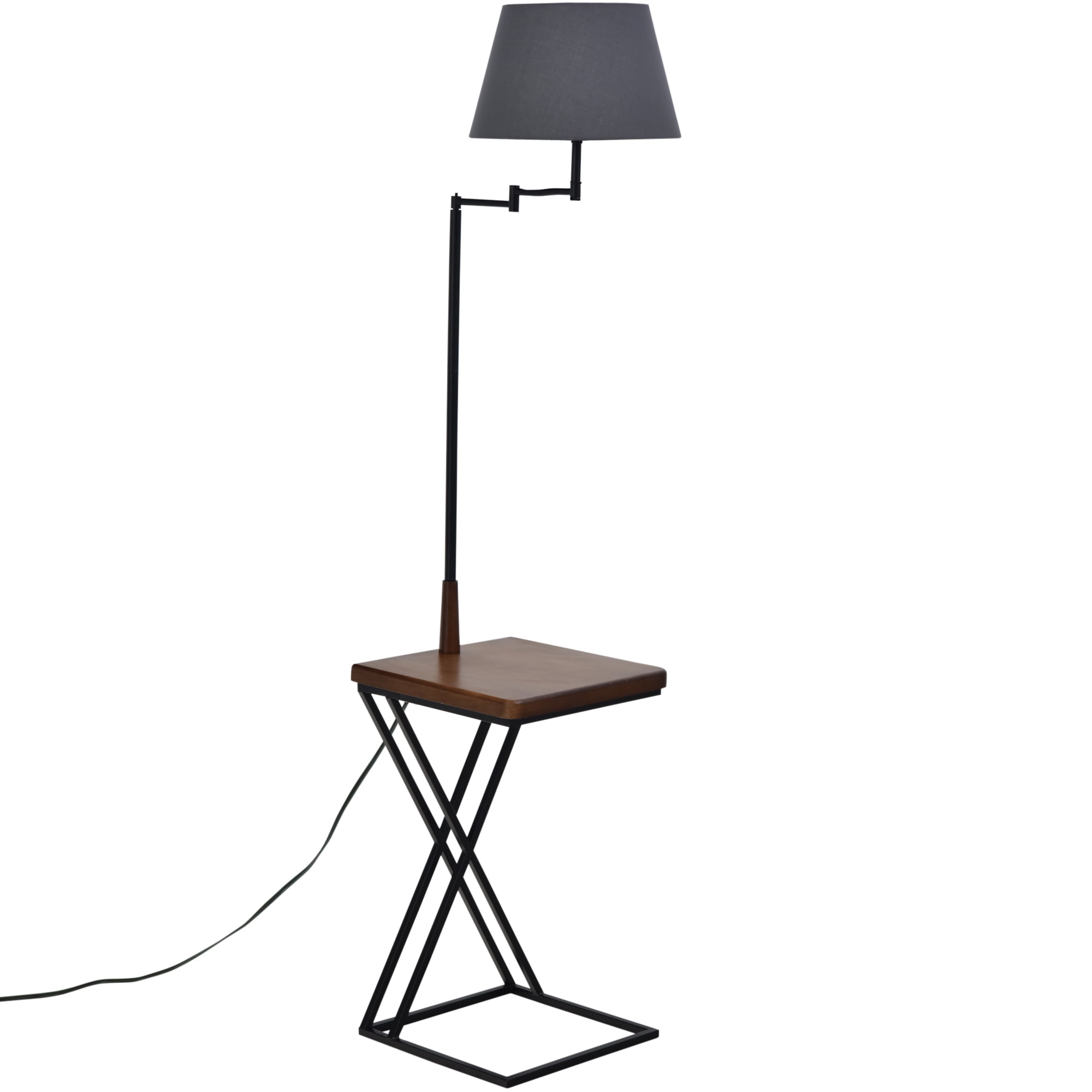 duo side table floor lamp