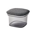 thumbnail image 3 of Almacenamiento de juguetes otomano con asiento acolchado, cubo de almacenamiento, caja de juguetes para , taburete para zapatos, reposapiés Gris perfecl Otomana de almacenamiento, 3 of 8