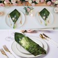 thumbnail image 2 of Cloth Napkins Set of 8 - 20x20 Inches, Green Forest Washable Reusable Table Napkins, Summer Botanical Watercolor Modern Art Soft & Absortbent Dining Napkin for Party Wedding Hotel Restaurant, 2 of 8