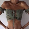 thumbnail image 4 of Traje de Baño de de Mujer de Natación Ropa de Pya Boho Cyan Sunnimix Traje de baño de ganchillo de mujer, 4 of 8