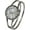 Silver/Silver, variant on Collections Japanese Quartz Round Face Dial Metal Double Band Fashion Women's Bangle Cuff Watch 5215