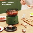 thumbnail image 1 of Picadora de Ajos Eléctrica de 350 Ml Mini Procesador de Alimentos con Carga USB para Cebollas, Carne y con Batidora de Alimentos Verde, 1 of 5