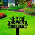 thumbnail image 2 of Handmadetneonsign Garden Memorial Metal With Stake, Garden Metal Name Sign Stake, Farm Metal Stake Decor 45814, 2 of 5