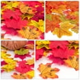 thumbnail image 4 of 100pcs Artificial Safe Paper Maple Leaves Decorations Leaf Decors for Party Window Thanksgiving, 4 of 6