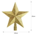 thumbnail image 5 of 20cm Star Christmas Tree Topper Glitter Christmas Tree Decoration for Party Home Decoration, 5 of 5