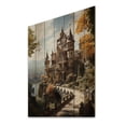 thumbnail image 2 of Designart "Castles Fairy Tale beauty" Cityscapes Print on Natural Pine Wood, 2 of 5