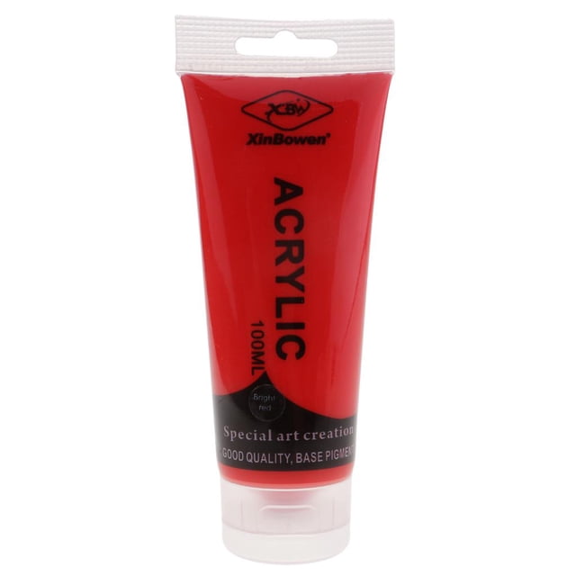 segolike Acrylic Paint Large Tubes 100ml for Kids Beginners Students Professional Artists red