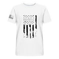 thumbnail image 3 of Birdeem Chemises pour Hommes Hommes Imprimé Col Rond Décontracté Mode Manches Courtes Blouses Col Rond Chemises, 3 of 9