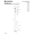 thumbnail image 6 of Kingston Brass SCC8501 Freestanding Toilet Paper Holder with Storage Shelf in Polished Chrome, 6 of 8