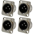 thumbnail image 2 of XLS Audio XLR Macho Jack 3 Pines - Montaje en Panel Jacks Serie D Tama, 2 of 2
