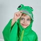 thumbnail image 5 of Chubasquero ligero unisex para bebés con diseño de rana verde y alas de murciélago, capa con capucha, de 2 a 6 años, 5 of 5