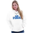 thumbnail image 3 of US Air Force Official USAF Wings Logo Hoodie Sweatshirt Women Men Brisco Brands M, 3 of 6