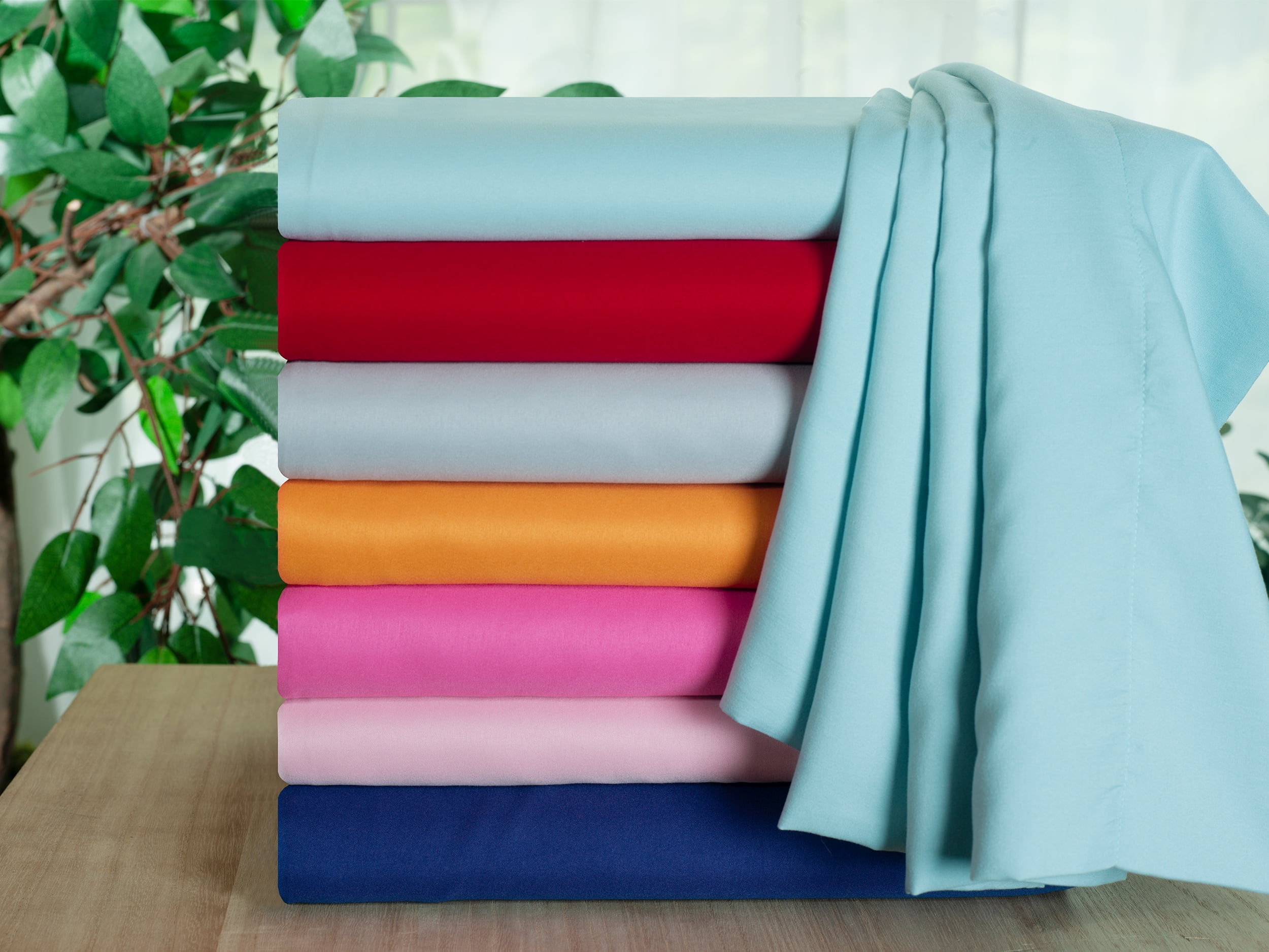 Your Zone Kids Soft Microfiber Sheet Set, Dark Blue, Full, 4 Pieces, Easy Care