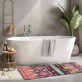 thumbnail image 2 of Ethnic Figure and Pattern Kitchen Rug Mat,Kitchen Runner Rugs Non Skid Washable,Decorative Kitchen Floor Mats for Kitchen,Sink,Laundry,17"x47.2", 2 of 7